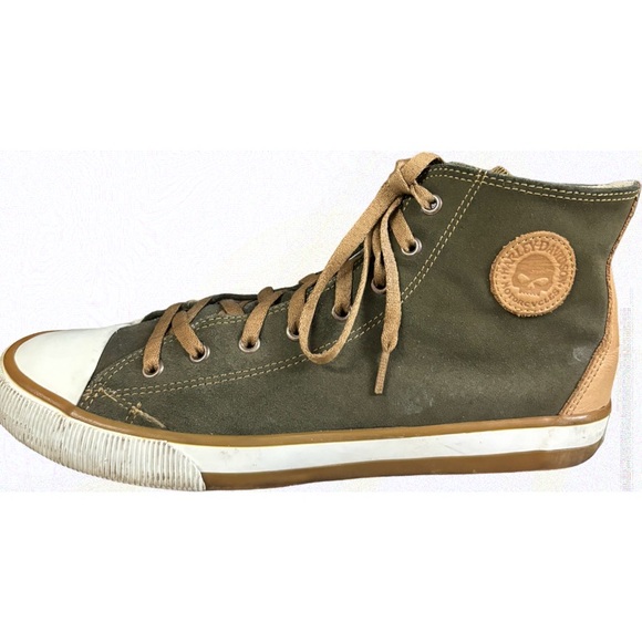HARLEY-DAVIDSON FOOTWEAR Men's Filkens Sneaker Olive Size 10 M - Picture 5 of 10